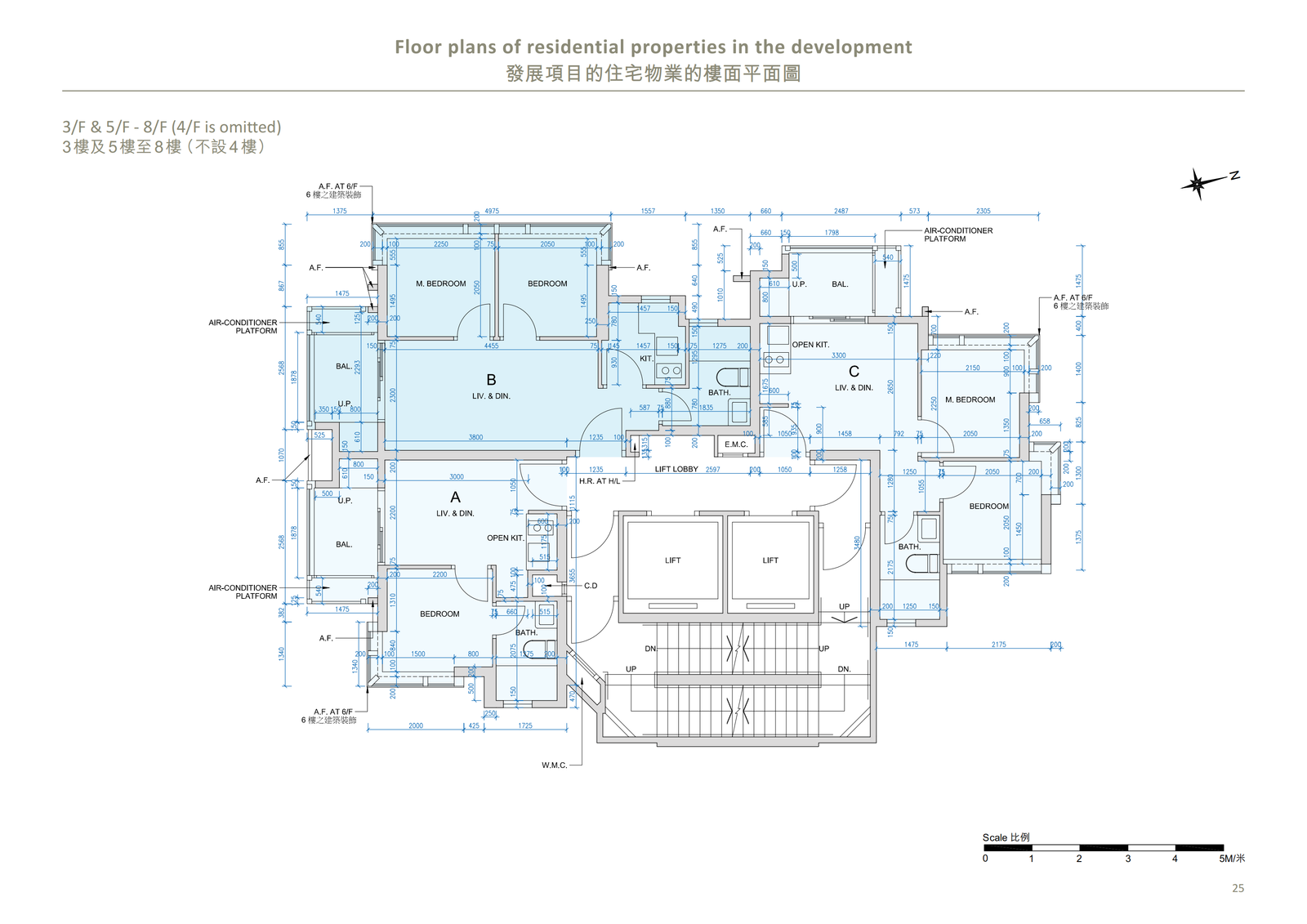 瑧爾 AUSTIN BOHEMIAN 標準層平面圖 單位布局設計